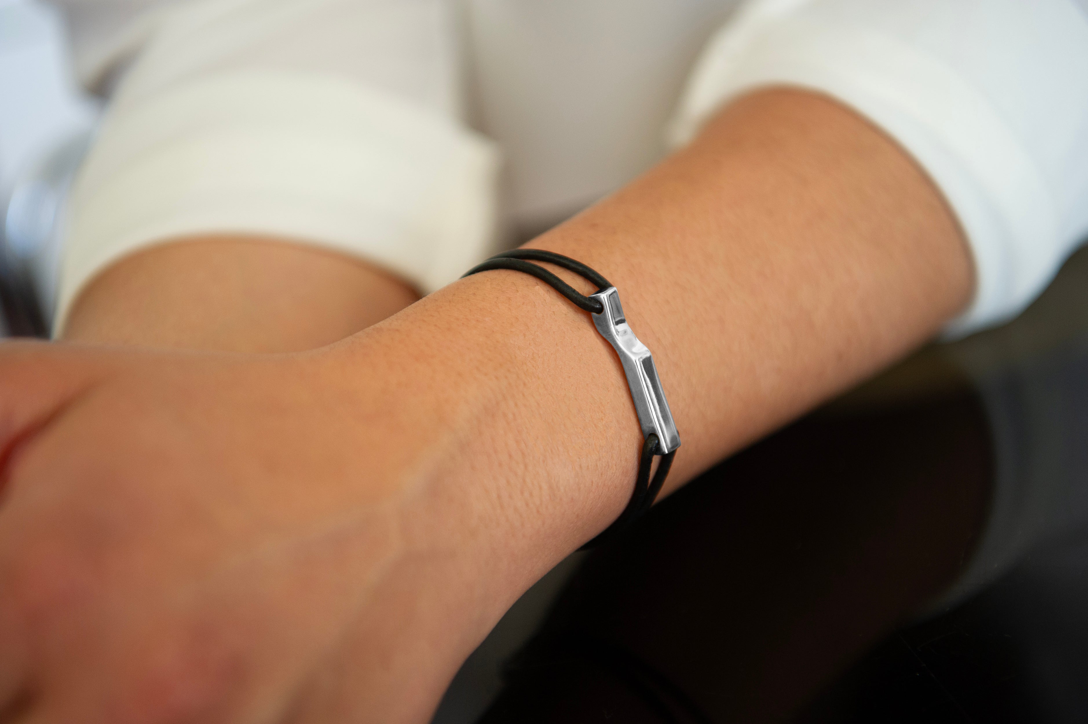 Bracelet Scala, argent brillant