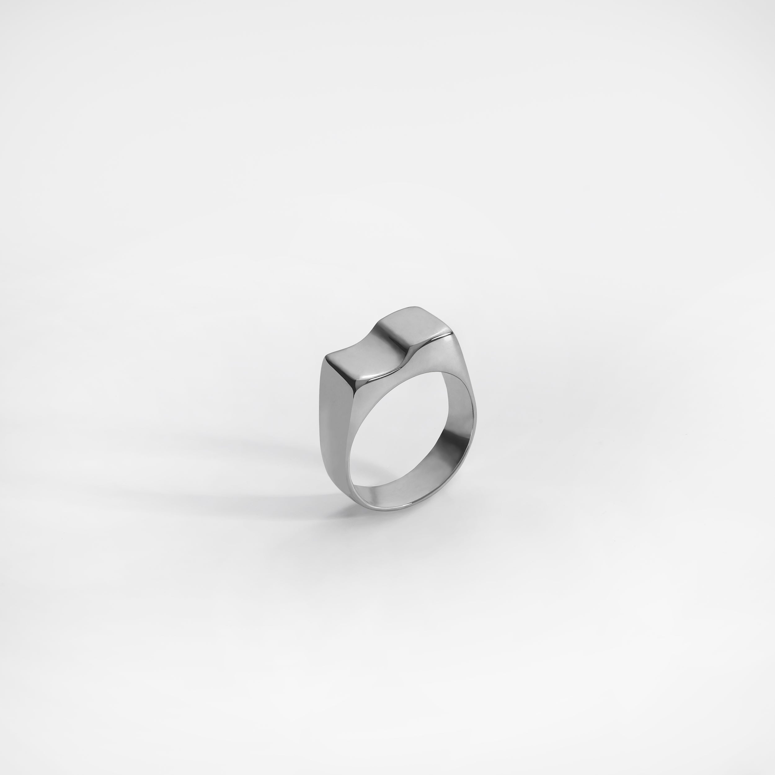 Bague Scala BIG, argent brillant