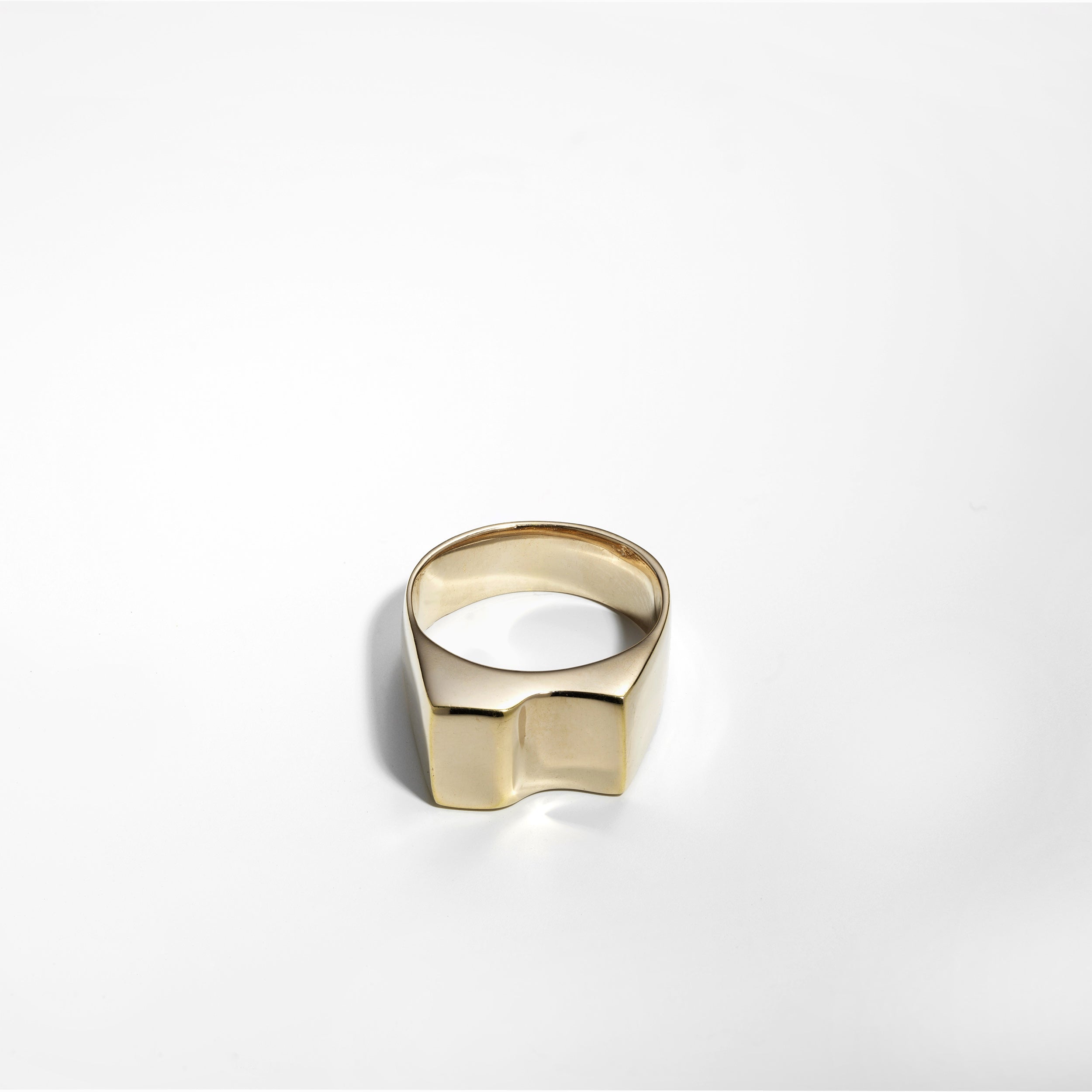 Bague Scala BIG, plaquée or jaune