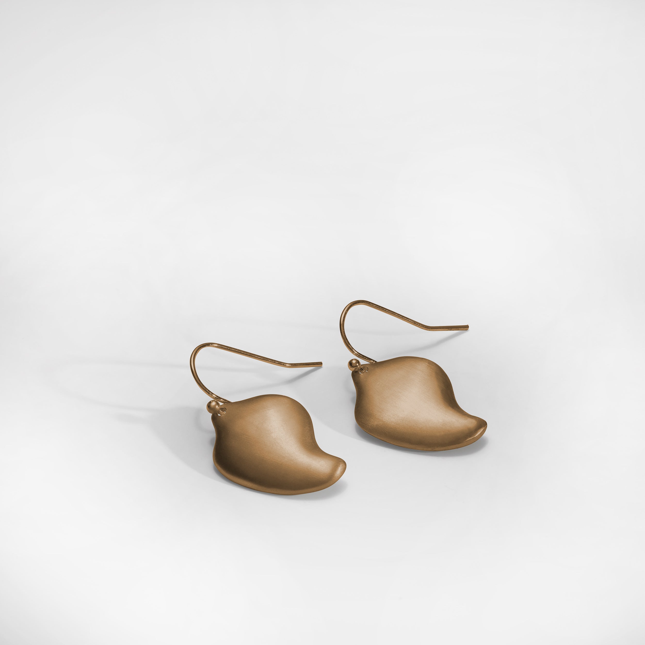 GOCCIA A earrings, yellow gold plated