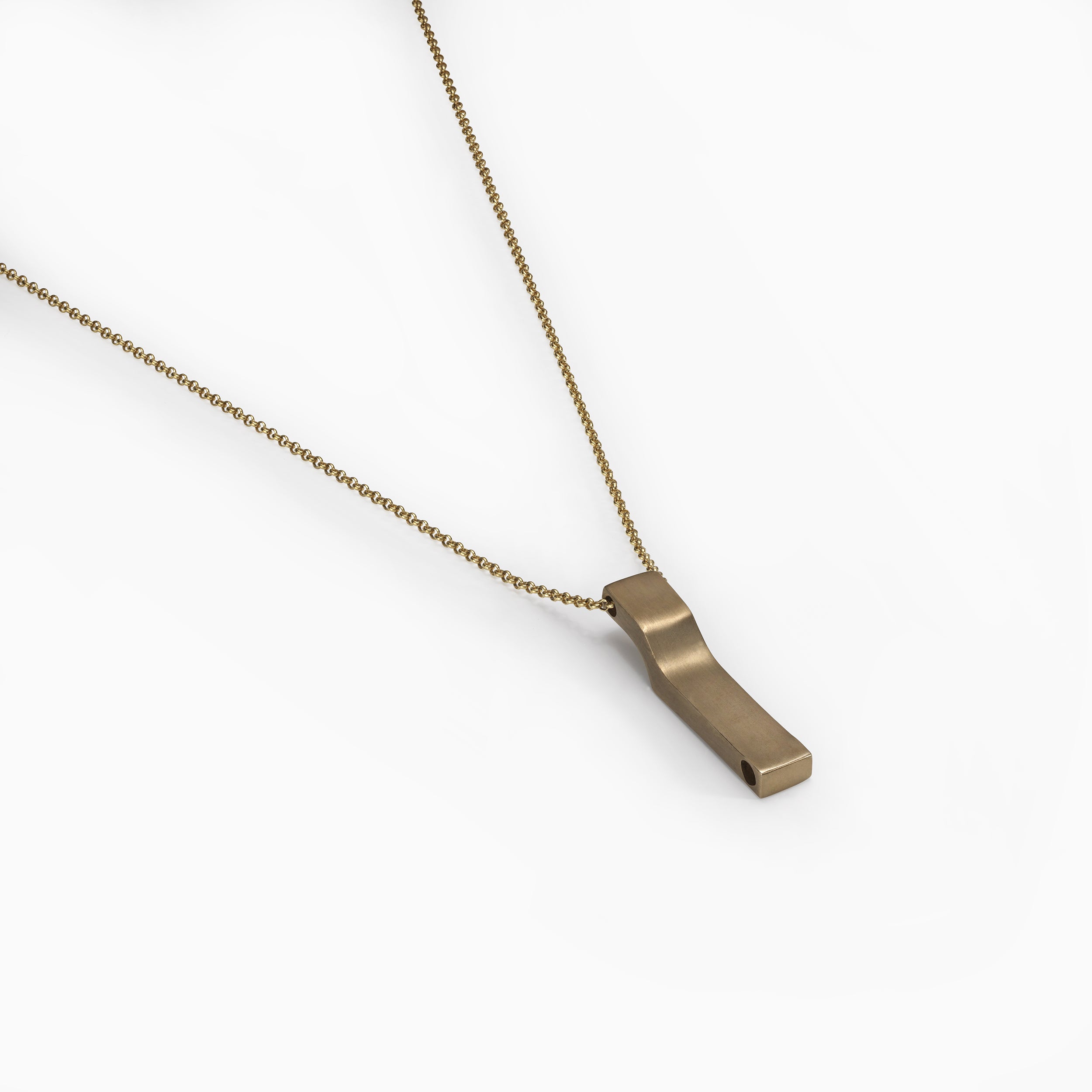 Collier Scala BIG, bronze brossé