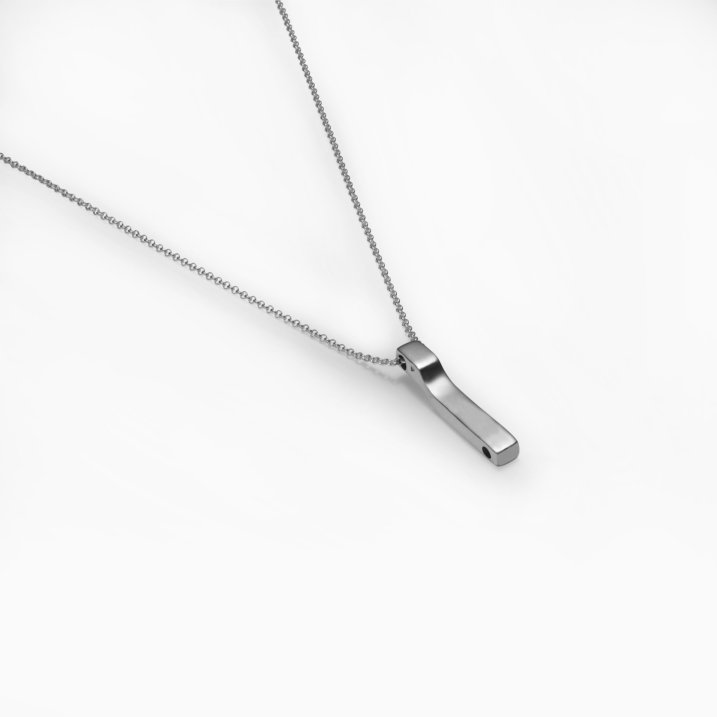 Scala necklace, sterling silver