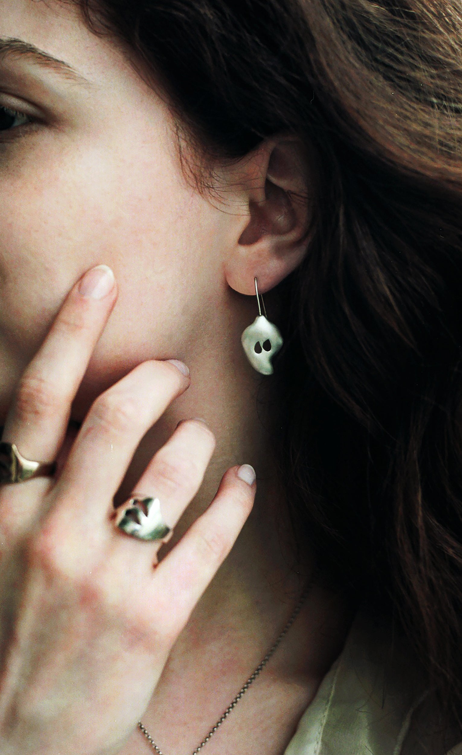 Boucles d'oreille GOCCIA A, argent