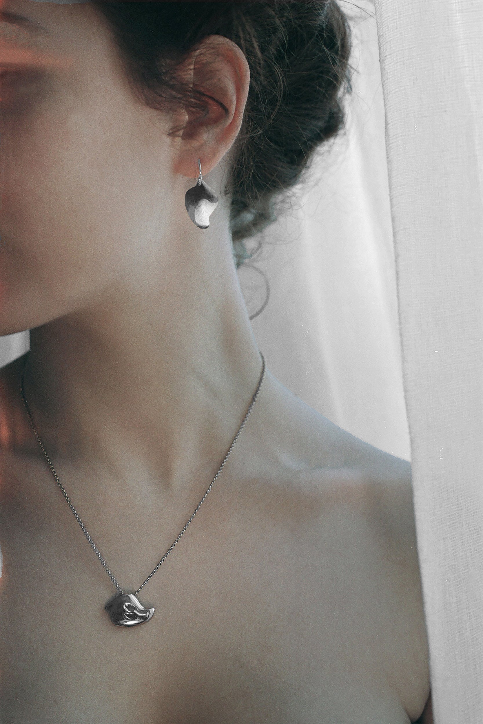 GOCCIA A neckalce, sterling silver
