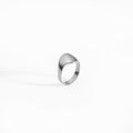 GOCCIA P ring, sterling silver