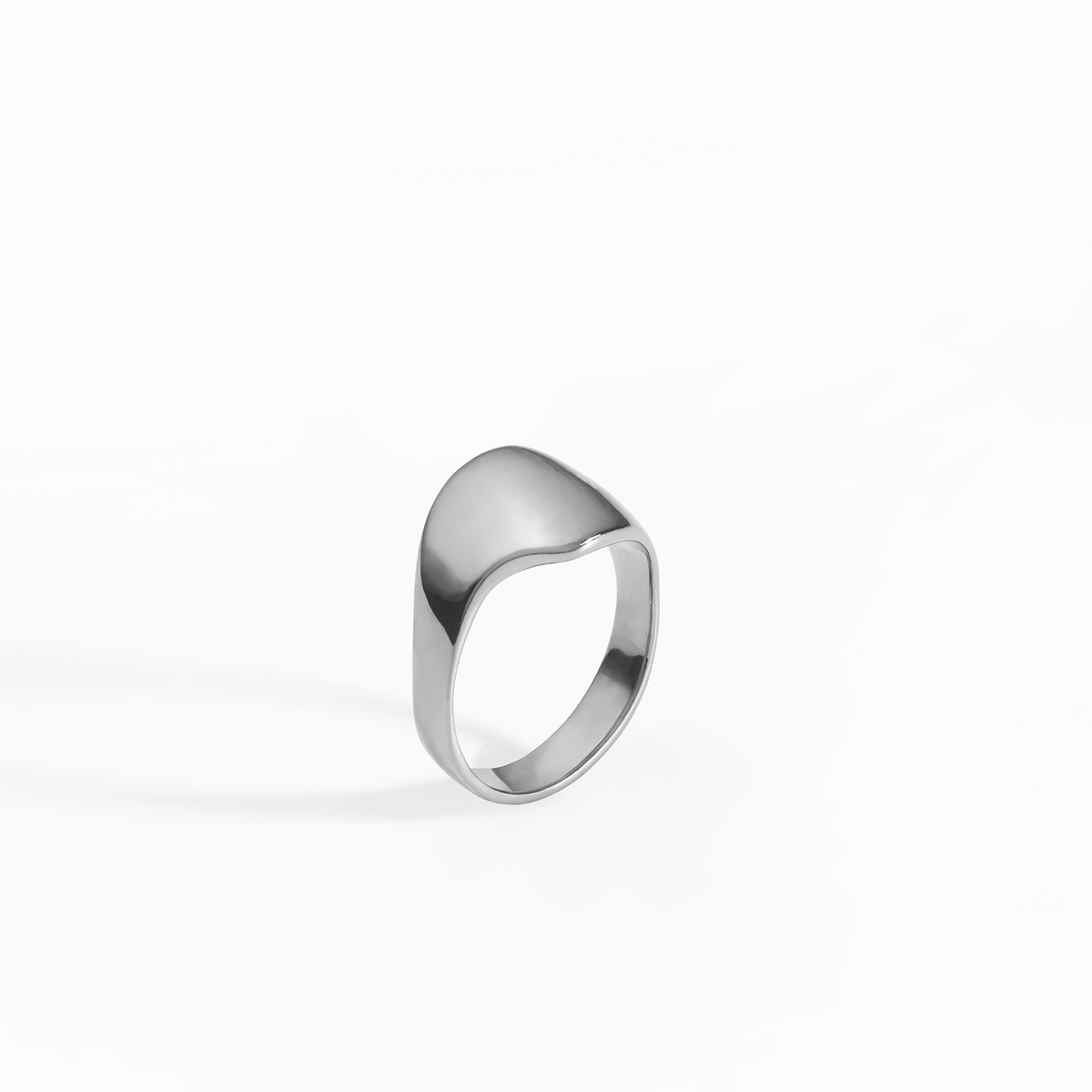GOCCIA P ring, sterling silver