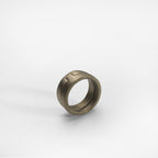 Puzzle ring, bronze brushed