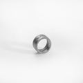 Bague Puzzle, argent brossée et satinée