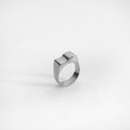 Bague Scala BIG, argent brillant