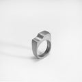 Scala Ring, sterling silver brushed