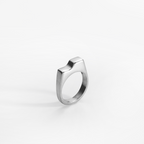 Bague Scala Media, argent brillant
