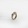 Bague Scala Media, bronze brossé