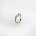 Bague Scala Mini, plaquée or jaune