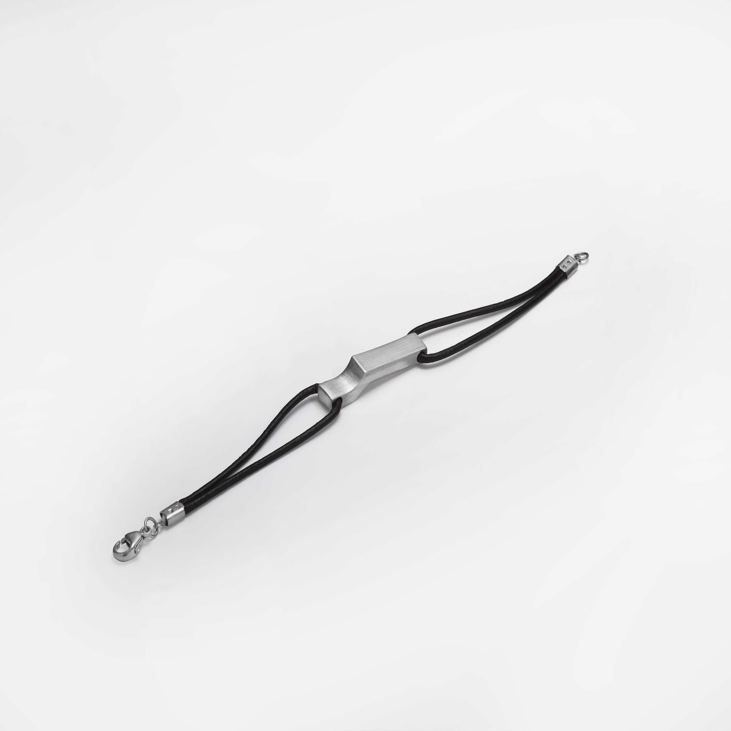 Scala bracelet, Brushed sterling silver