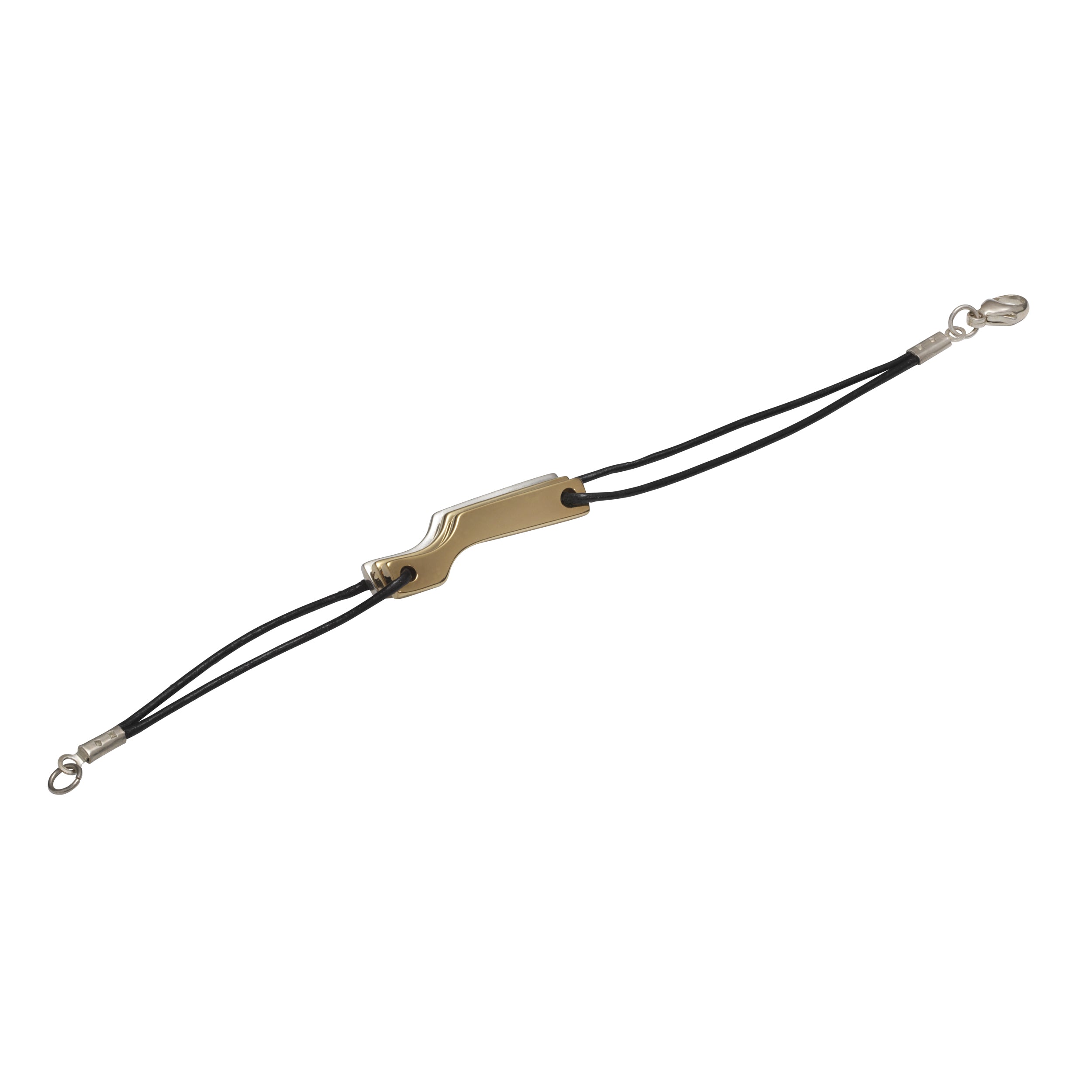 Bracelet Scala Mini 2 C, plaqué or jaune et argent