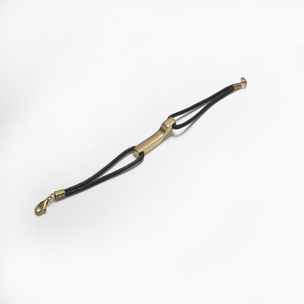 Scala Bracelet, yellow gold plated