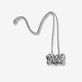 Collier ROCK, argent brossé