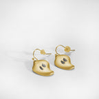 Boucles d'oreille GOCCIA A, plaquées or jaune