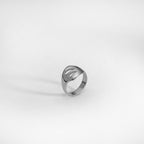 GOCCIA P ring , sterling silver