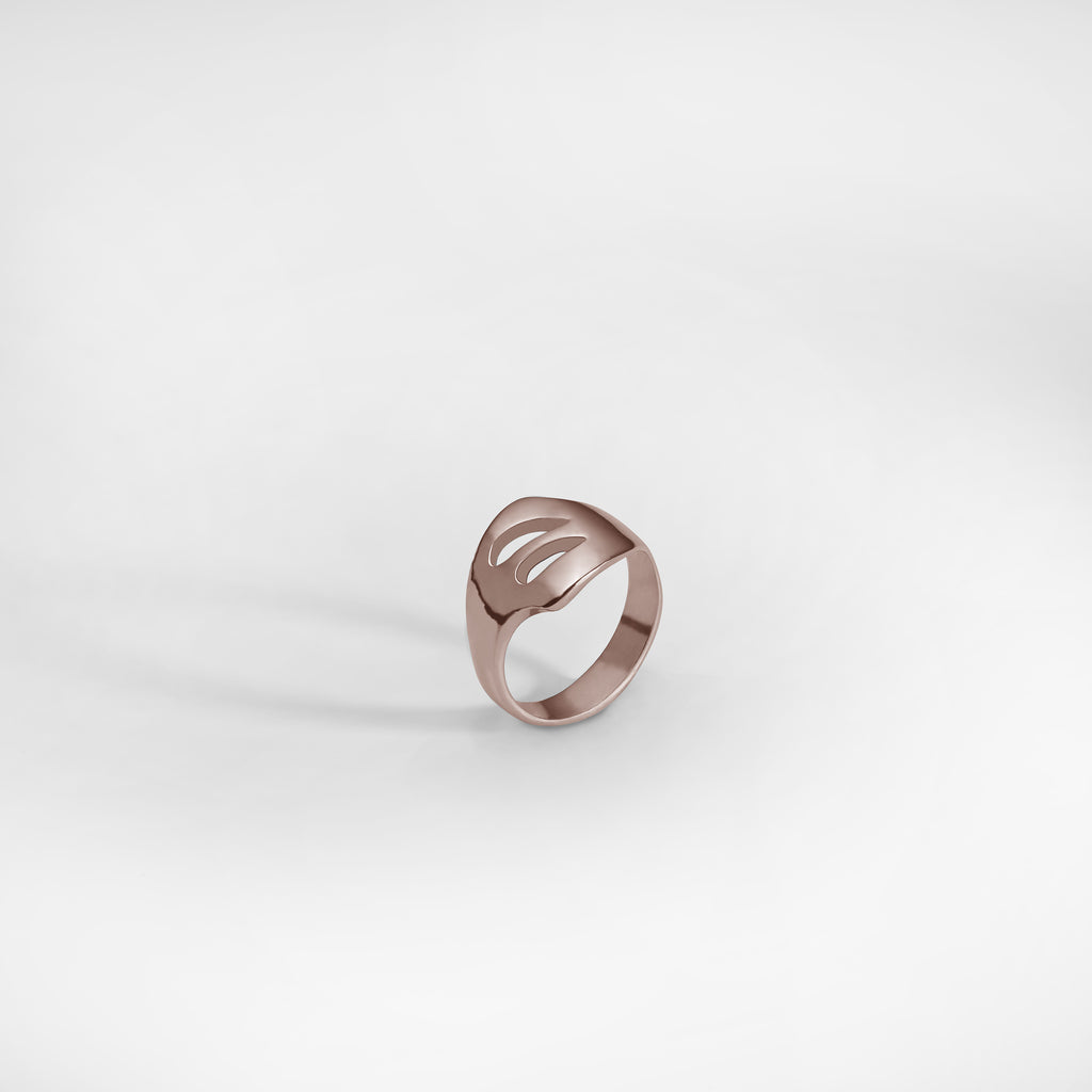 GOCCIA A ring, rose gold plated
