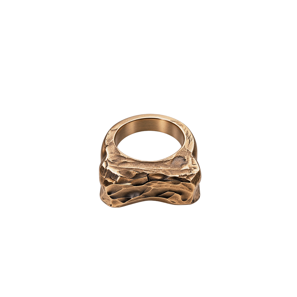 Bague ROCK bronze