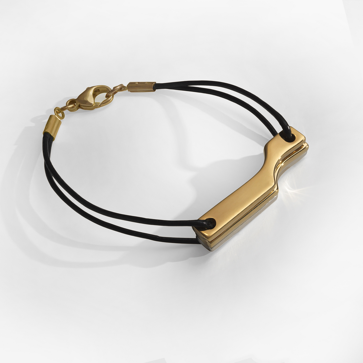 Bracelet Scala Mini 2 C, plaqué or jaune et argent