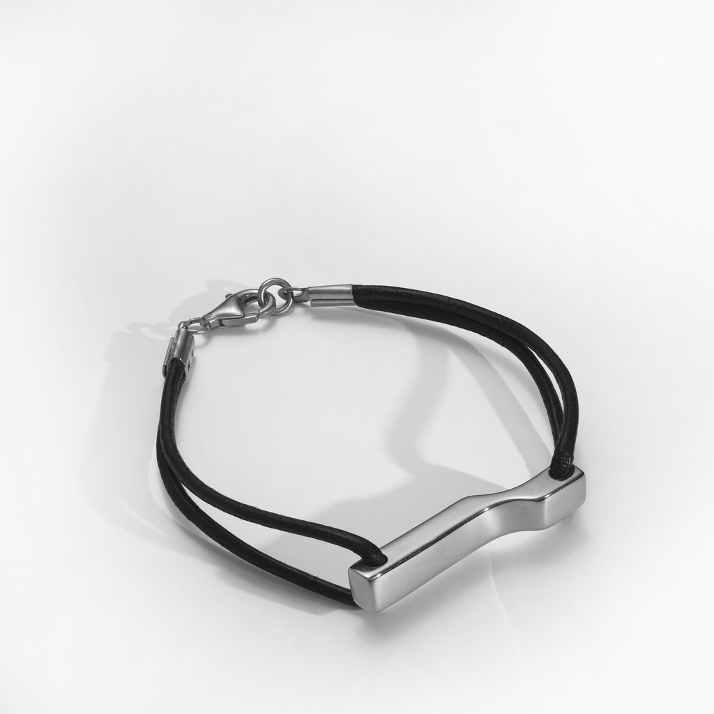 Scala bracelet, sterling silver