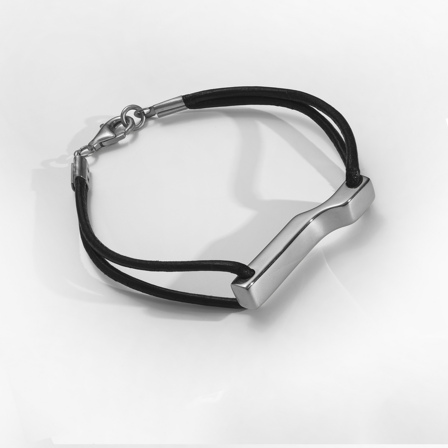 Bracelet Scala, argent brillant