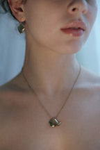GOCCIA A necklace, yellow gold plated